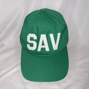 Aviate Savannah SAV Airport‎ Code Baseball Hat Cap Green Georgia Adjustable NWT